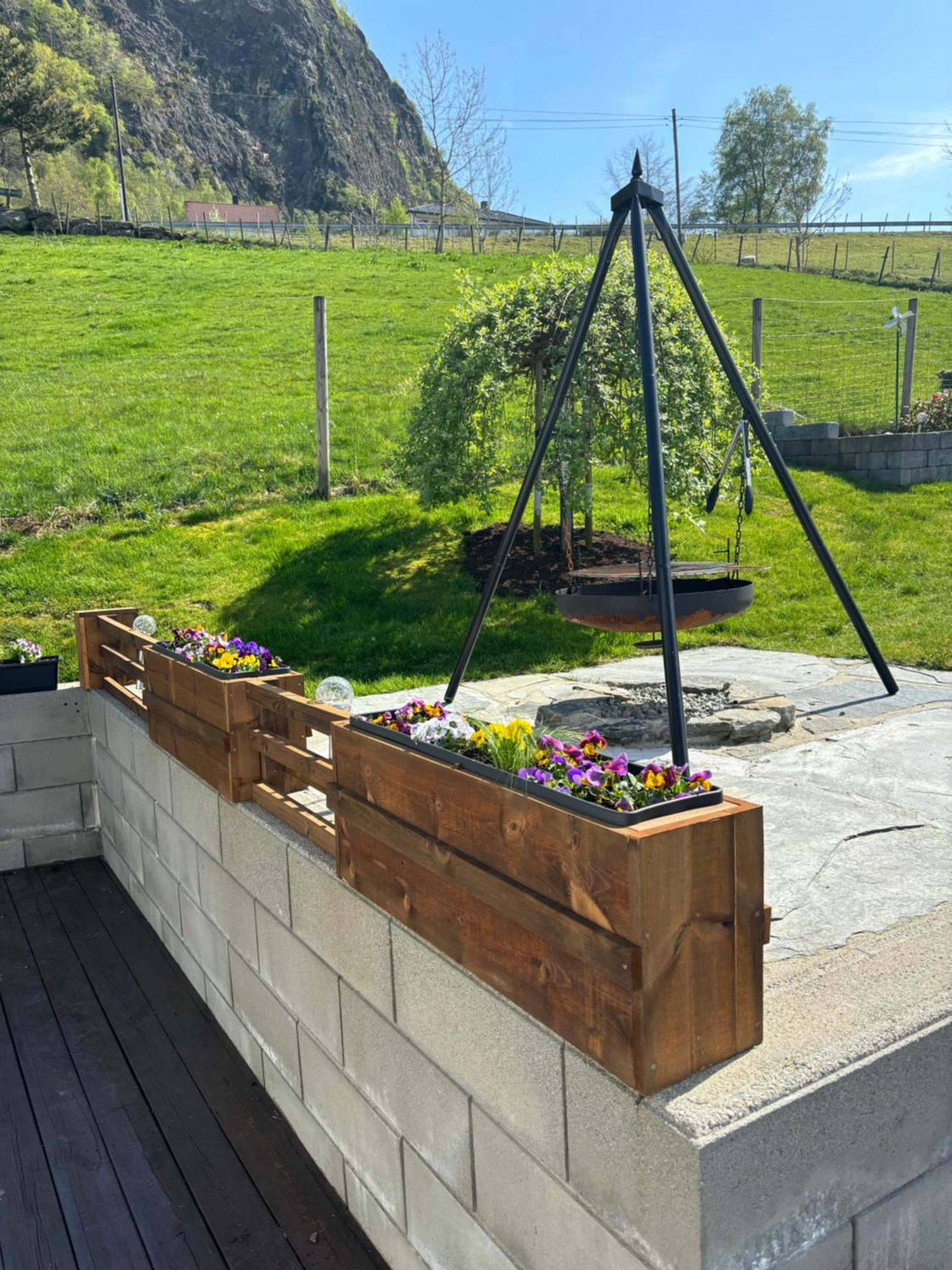 Ferienwohnung Fjord Road Hjelmeland Exterior foto